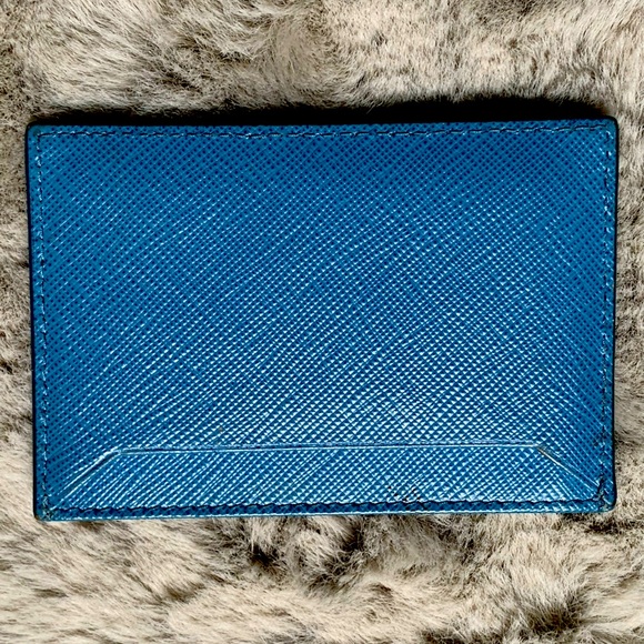 Prada Blue Card Holder - Picture 2 of 4